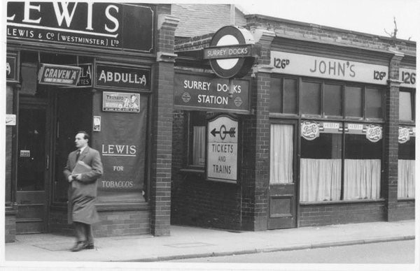 The original entrance to Surrey Docks Station....seems strange calling it Surrey Quays!.jpg