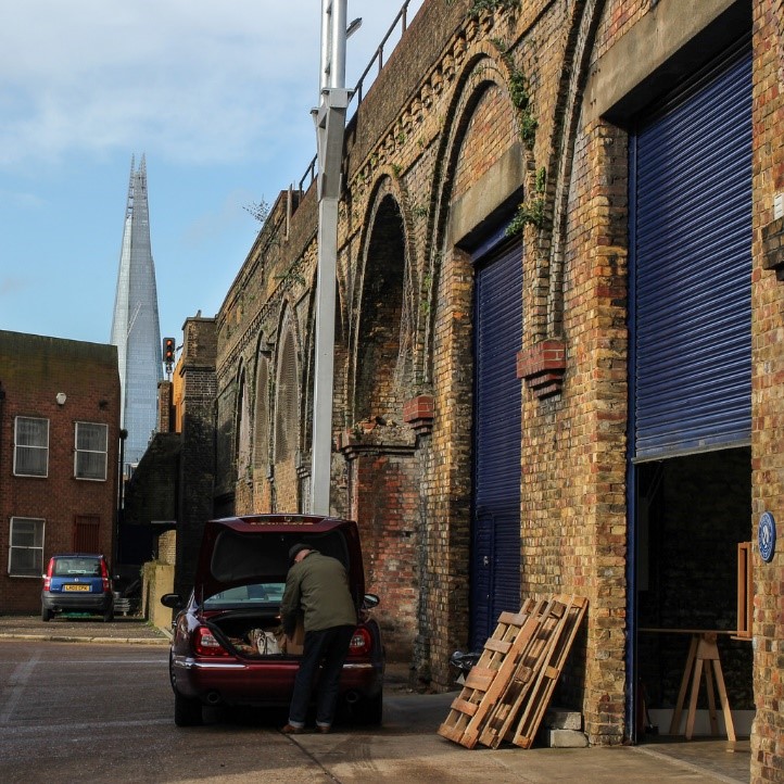 Shard from Kernel Brewery. Dockley Road Industrial Estate, Bermondsey.jpg