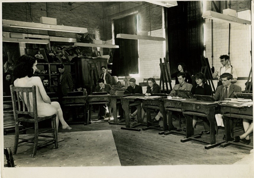 BOROUGH ROAD, BOROUGH POLYTECHNIC ART CLASS..jpg