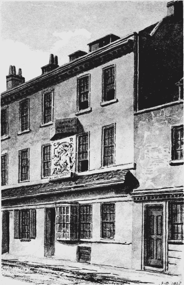 The King's Arms public-house, Newcomen Street, 1828.gif