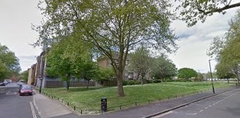 The site of the Queens Head Pub 2015. Paradise Street (left) Fulford Street (right).jpg