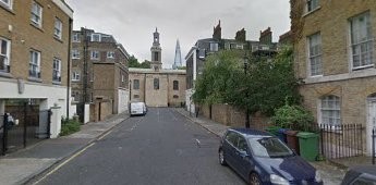 Brockham Street---Trinity (2017). Trinity Church & The Shard in the background..jpg