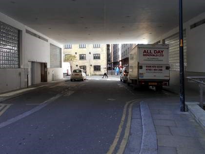 Film Clegg, Shad Thames, same place., Maguire street on left (2016).jpg
