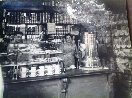 Deacon Street, a rare picture taken inside the shop of Alf and his wife.....jpg