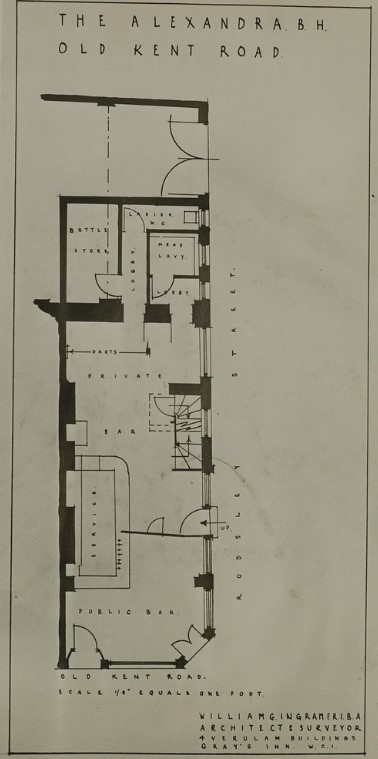 Alexandra pub plans,Old Kent Road.jpg