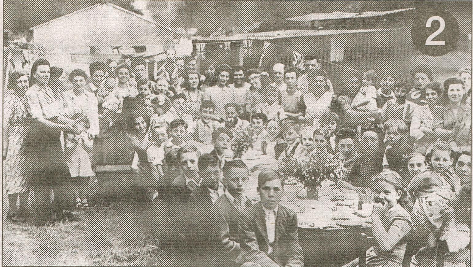 Children’s tea party, 1940, Whitbread’s hop farm, Beltring, Kent  .jpg