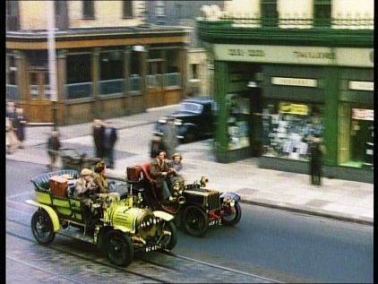 Film Geneive The Castle public house on the left corner of Marcia Street and George Carter's shop to the right..jpg