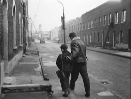 Bevington Street with Bermondsey Wall and Fountain Dock in the distance 1956..jpg