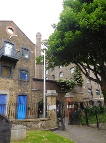 Rotherhithe Street, Thames Tunnel Mills, the mills in 1972..jpg