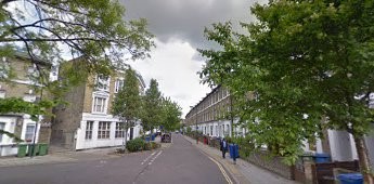 Darwin Street, site of The Globe Pub 2017. Chatham Street (left)..jpg