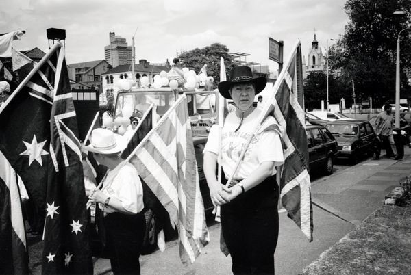 Bermondsey Square, Line Dancers at Bermondsey Carnival, 2000. X.jpg
