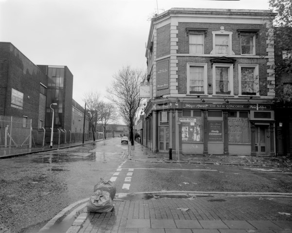 Webster Rd. The New Concorde, Bermondsey. The building across the road was part of what was once the Peak Freans biscuit factory.  Clements Rd left..jpg