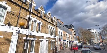 Southampton Way, same location 2018. Buildngs on the left still there..jpg