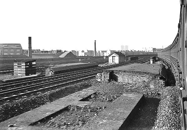 Spa Road Station seen from a passing train in October 1967..jpg