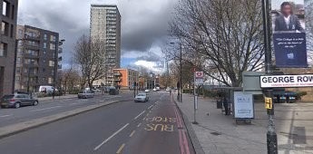 Jamaica Road corner of George Row.Roughly the same location 2018..jpg