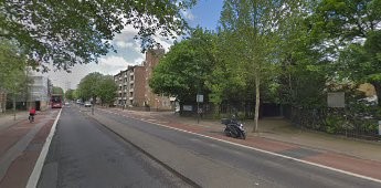 Jamaica Road, 2018, looking towards Tower Bridge. Cathay St (right) Christ Church was where the trees are on the right..jpg