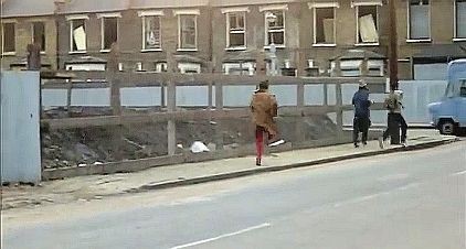 Film Babylon 1980,Barkworth Road with derelict buildings on Bramcote Road crossing the background..jpg