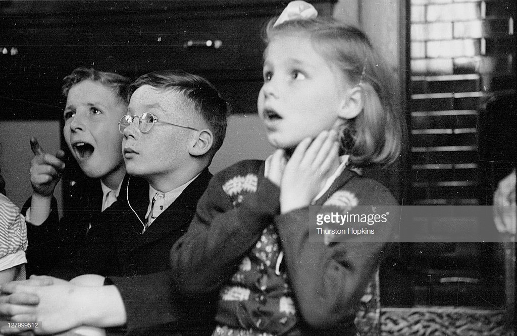 Old Kent Road,19th September 1953, Pat Walker, David Warner and Barry Hilton are pupils attending a school for the deaf in the Old Kent Road.jpg