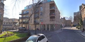 Crosby Row, 2018 site of St Hugh's, Porlock Street left. X.jpg