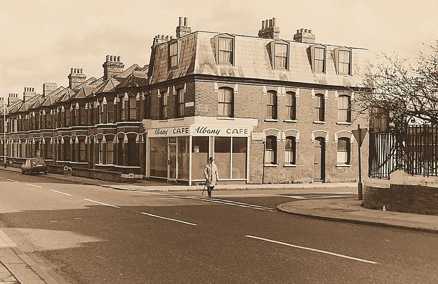 Wells Way towards Albany Road, Neate Street right, Camberwell. X.jpg