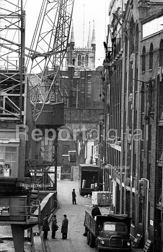 Bankside on the River Thames, Southwark, 1965.  X.png