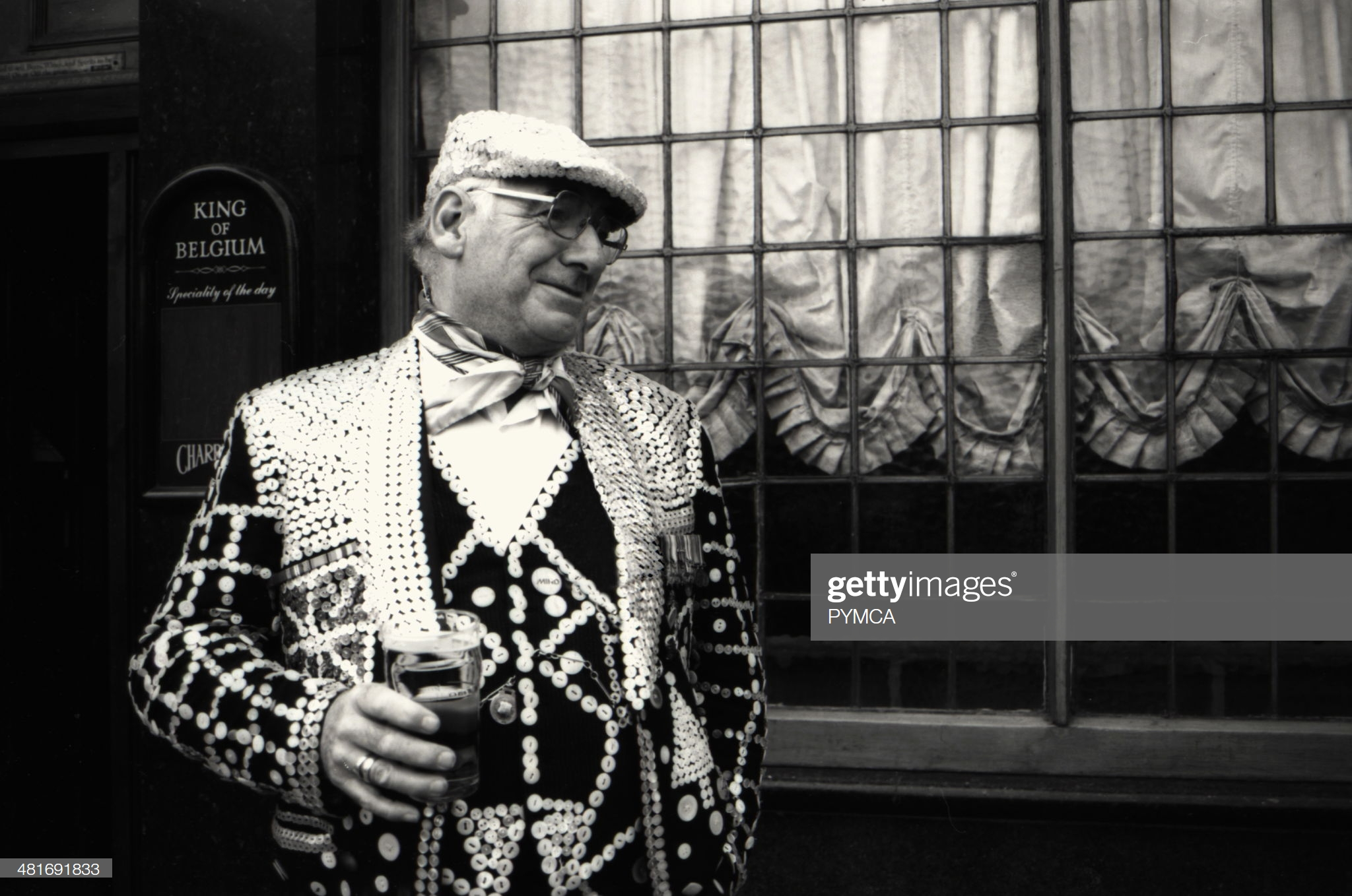 Pearly King, Tooley Street, Southwark, London. 1995.  X.png