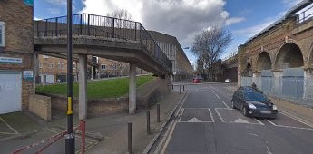 Blue Anchor Lane right, junction with St James Road left. 2017.  X.jpg