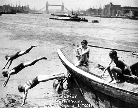 Rotherhithe Boys swimming in the River Thames 1934.  X.png