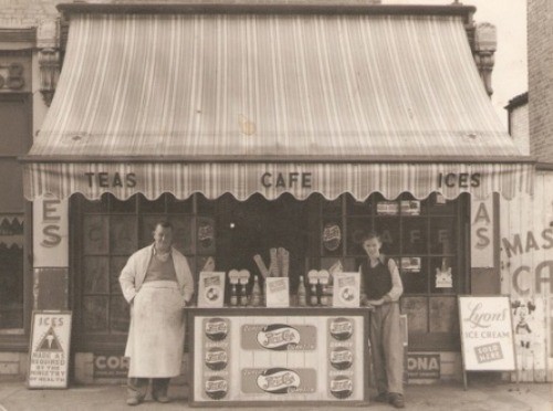 Southampton Way, Mascot Cafe, Camberwell - circa 1953. X.jpg