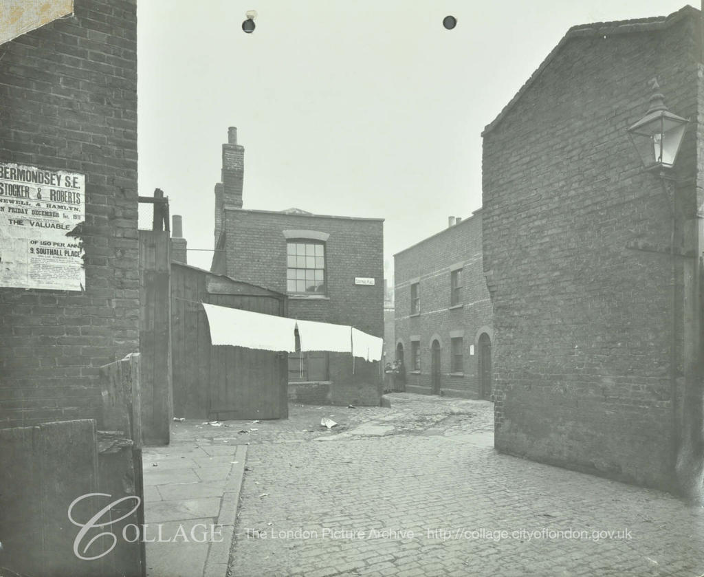 Southall Place, looking north towards long lane,1913. X.png