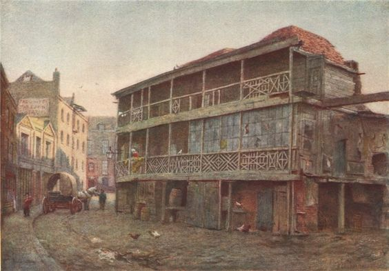 Borough High Street, King's Head Inn, Southwark, 1884.   X.png