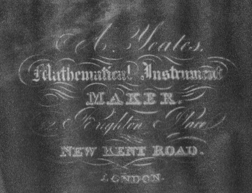 New Kent Road, Yeates Mathematical Instrument Maker, 15 Brighton Place. 1934 X.jpg