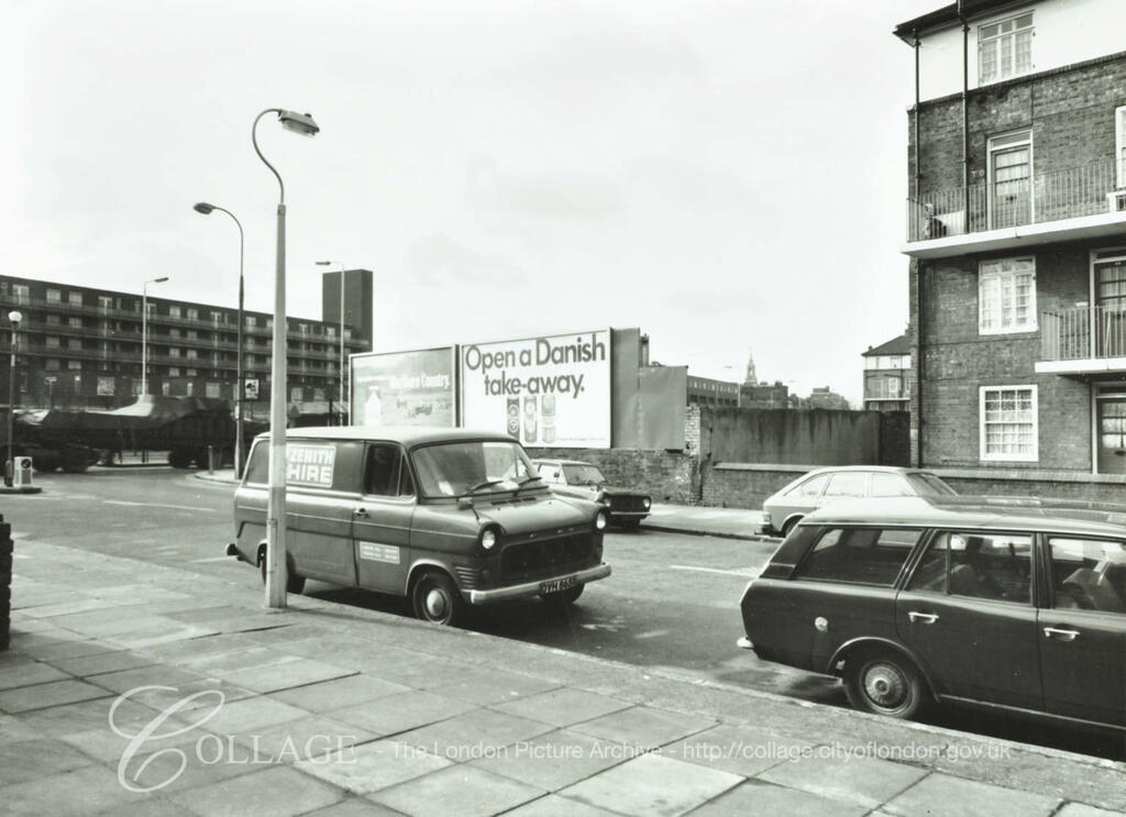 West Lane. View from the war memorial looking southwest across Jamaica Street.   X.png