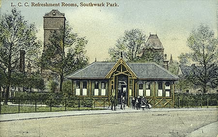 Southwark Park, London County Council Refreshment Rooms, 1900-1920.  X.png