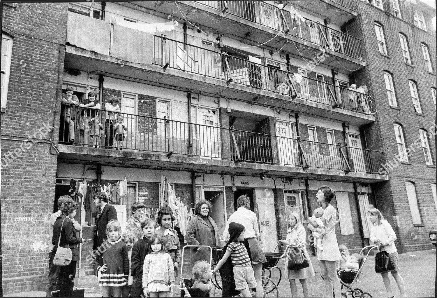 Tabard Street, Chaucer House Southwark London. C1971.  X.png