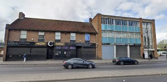 Old Kent Road 2019. Site of The Wellington Pub, to the right is now Asda Supermarket.  X.png