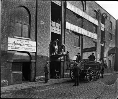 Park Street, The Apollinaris Company Limited Depot, Southwark Wharf, c1923. X.png