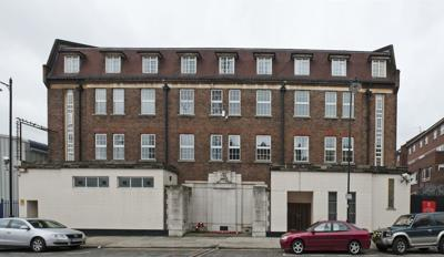 Old Jamaica Road, Bermondsey.General view showing the War Memorial to the 22nd Battalion, The London Regiment (the Queen's) and Army Cadet Force building. X.png