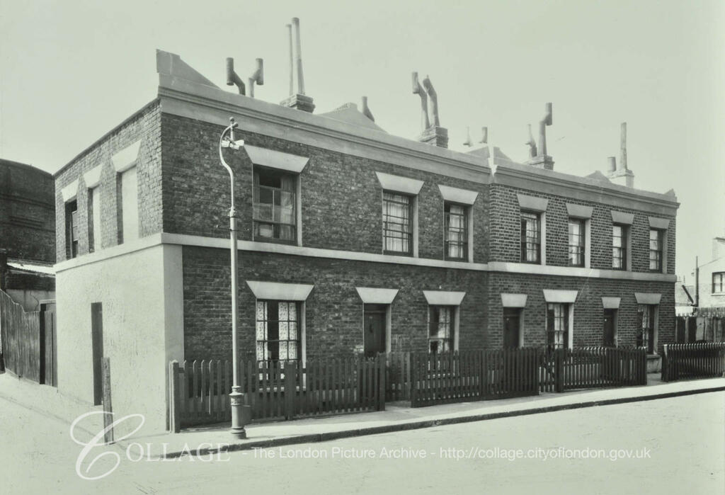 Stork's Road, Bermondsey, Nos 65-61, at the corner with Collett Road c1971.   X.png