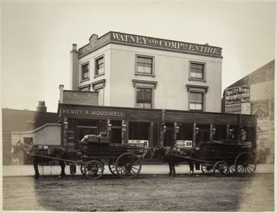 Waterloo Road, The George Pub, c1880, The landlord being Henry A Woodwell. X.png