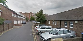 Curtis Way c2015. Same location as 1967 picture. Curtis Street at far end, now both cul-de-sacs.  X.png