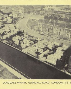 Glengall Road top of picture, Langdale Road is the road with the curve in it.  X.png