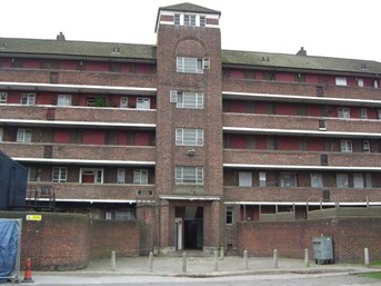 Old Jamaica Road, Bermondsey, Giles House before It was demolished.   X.jpg