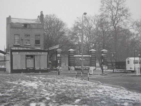 Jamaica Road, Southwark Park Gates by Rotherhithe Tunnel c1970's.  X.png