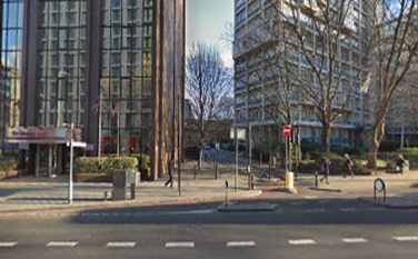 Newington Causeway 2019, same location. Now occupied by the headquarters of the Salvation Army.   X.png