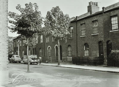 Kintore Street, Bermondsey c1967. Kintore Street no longer exist, it used to run from Fort Road to Willow Grove, which is no longer there. X.png