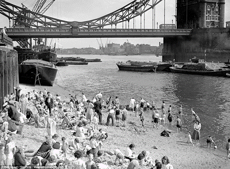 Tower Bridge Beach 1952. 5 X.png