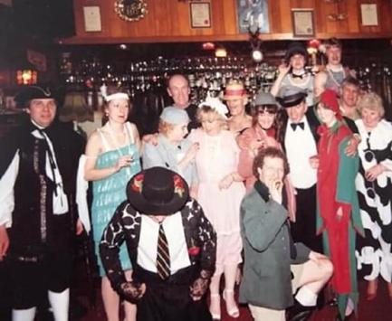 Bermondsey Wall East, a Fancy Dress Party at The Old Justice Pub, 1980-1981 Period.   X.png