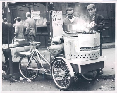 Hot Chestnuts, I remember these outside the Globe Cinema, Old Kent Road.  X.png