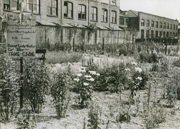 Rouel Road. Safety Playground on bombed site July 1951.  X.png